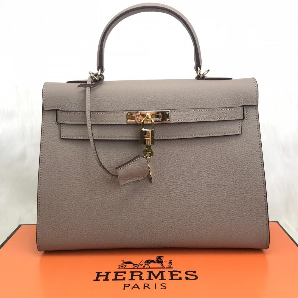 Kelly 32 | Togo-Leder | Palladium-Beschläge.