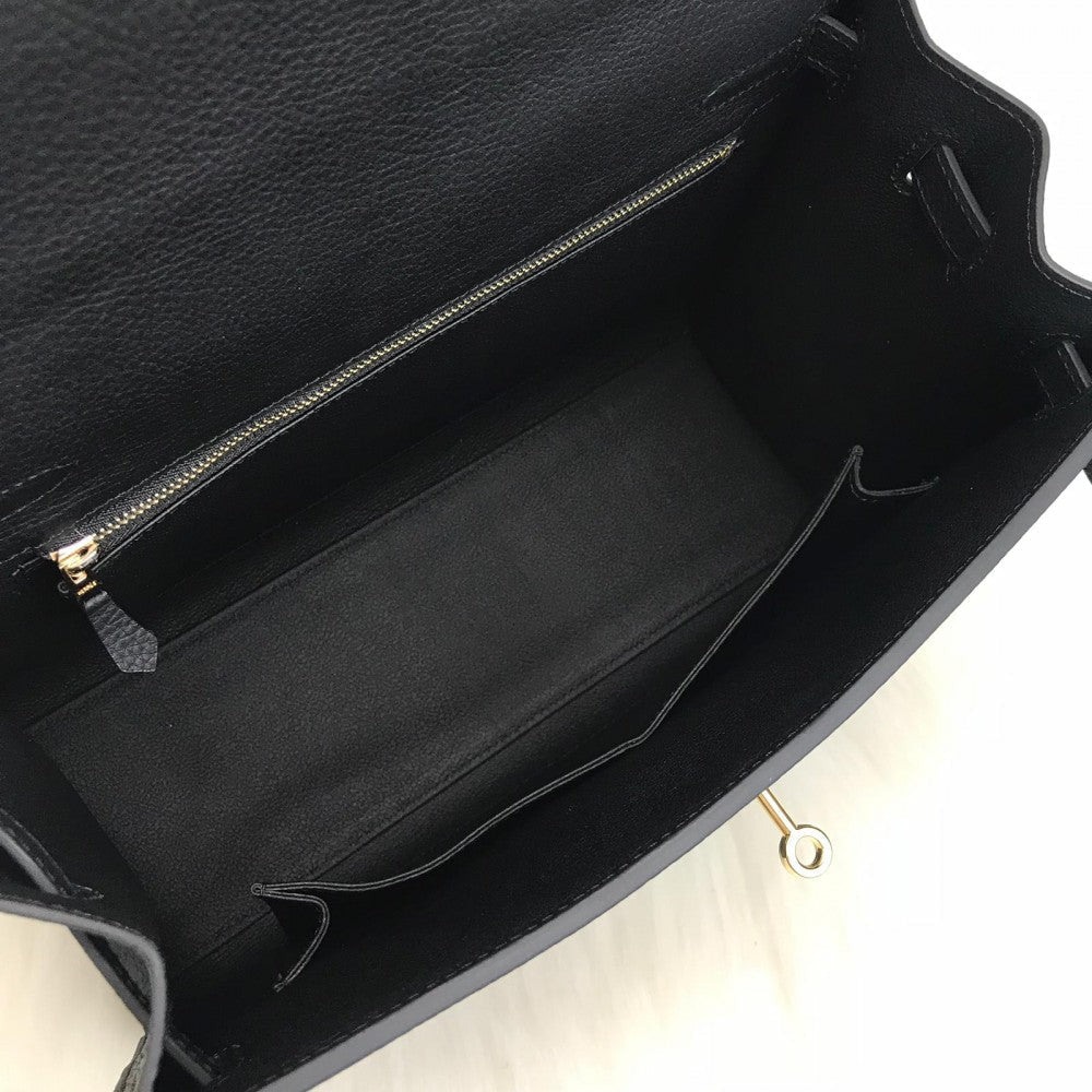 Kelly 32 | Togo-Leder | Palladium-Beschläge.