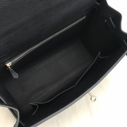 Kelly 32 | Togo-Leder | Palladium-Beschläge.