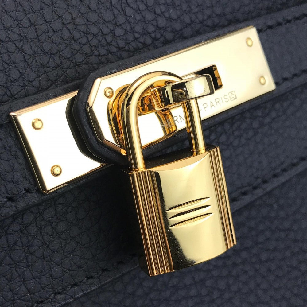 Kelly 32 | Togo-Leder | Palladium-Beschläge.