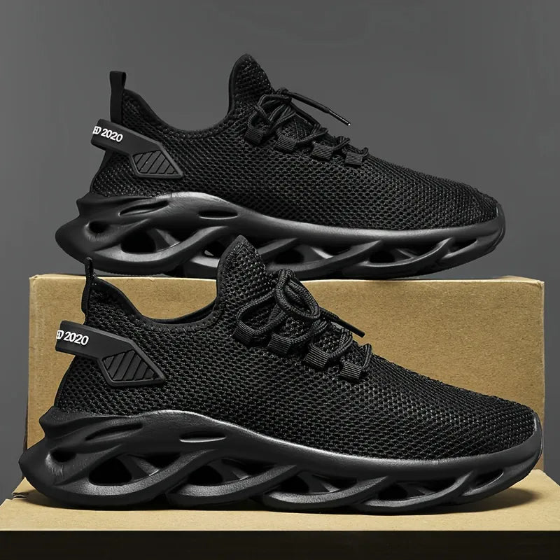 Men’s Lightweight Running Shoes – Breathable Mesh Design