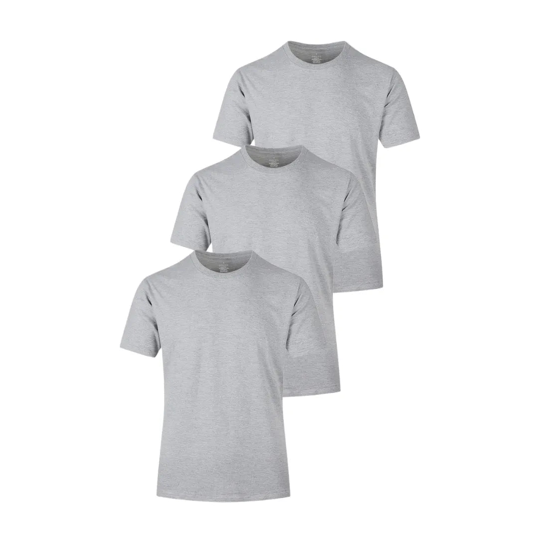 Men’s 3-Pack Basic T-Shirts – Casual Crew Neck