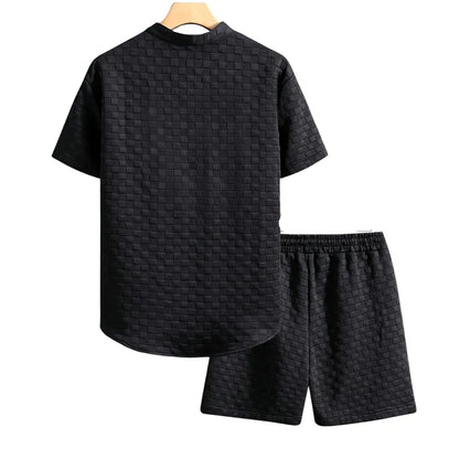 Men’s Summer Shirt & Shorts Set – Casual Two-Piece Outfit