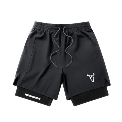 Men’s Geometric Sport Shorts – Casual Training Summer Shorts