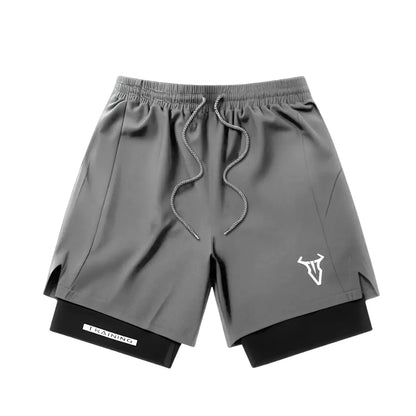 Men’s Geometric Sport Shorts – Casual Training Summer Shorts