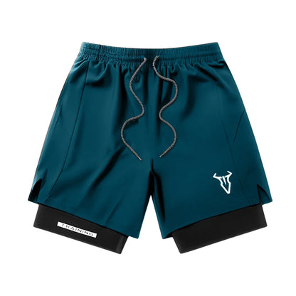 Men’s Geometric Sport Shorts – Casual Training Summer Shorts