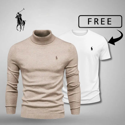 Premium Roll Neck Jumper + FREE T-Shirt 🎁