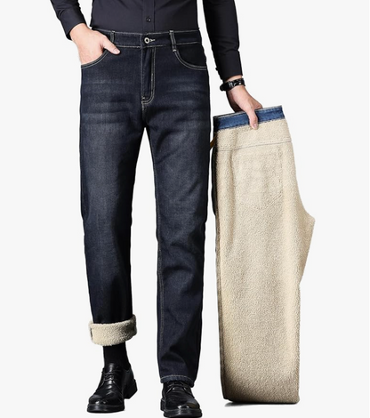 Warm Fleece-Lined Jeans