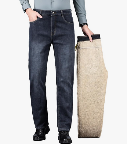 Warm Fleece-Lined Jeans
