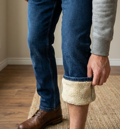 Warm Fleece-Lined Jeans