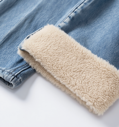 Warm Fleece-Lined Jeans