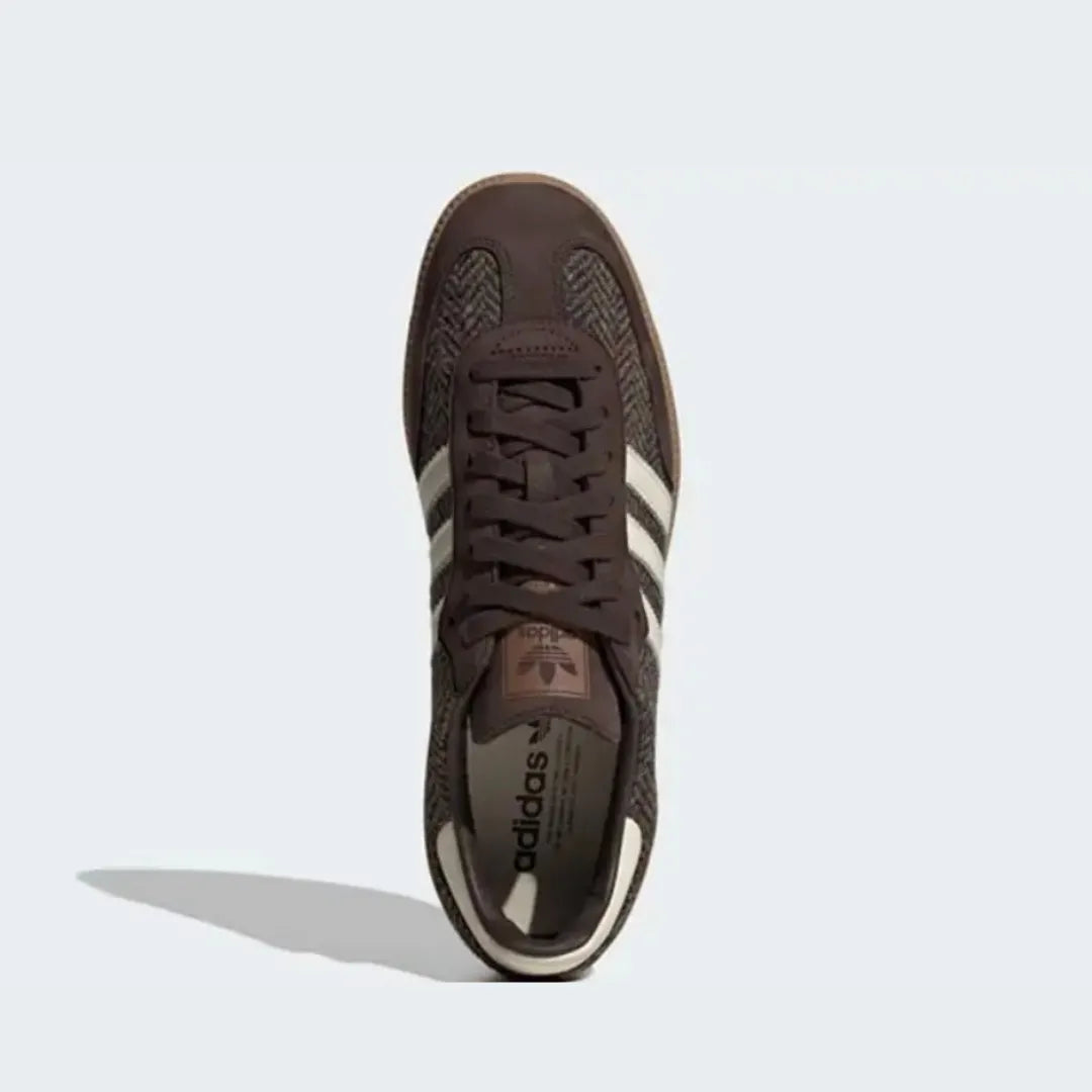 Samba Classic Tweed Jacket – Dark Brown