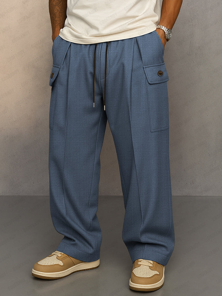 Daily Casual Drawstring Cargo Pants