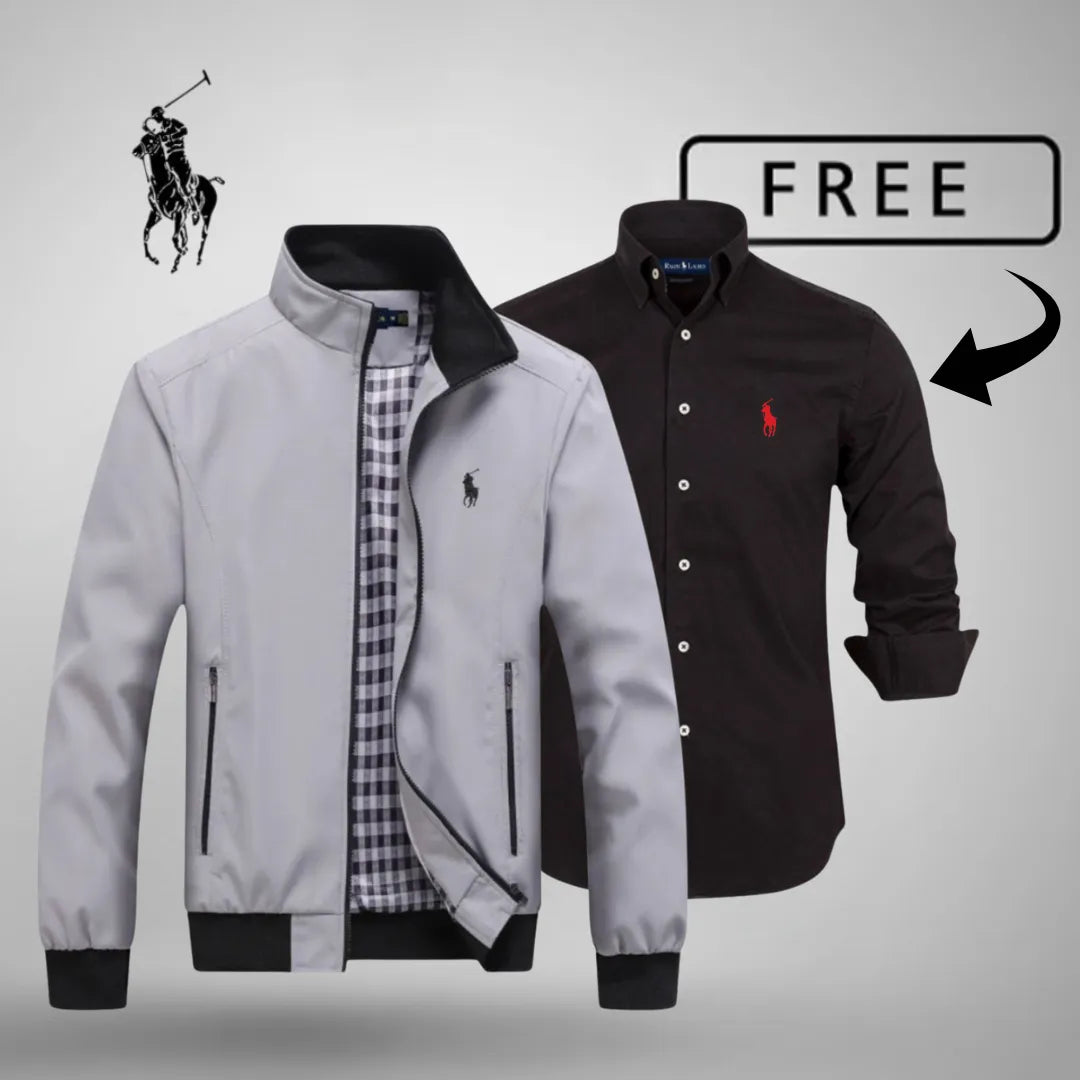 Casual Zip-Up Bomber™ Premium + FREE Jumper or Shirt