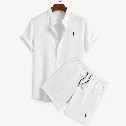Men's Linen Set – Shirt & Shorts