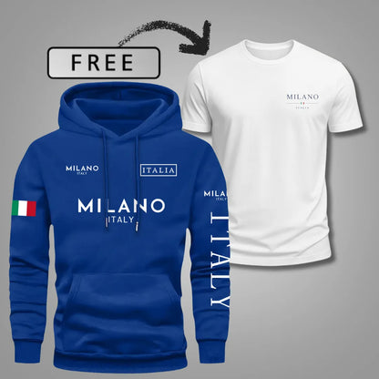 Men’s Milano Comfort Hoodie — Includes Free T-Shirt 🎁