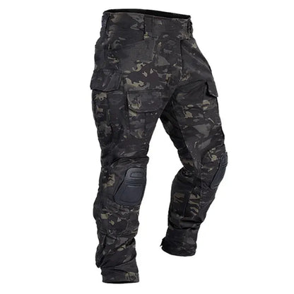 50% OFF – Rugged Men's Cargo Trousers with Built-In Knee Pads