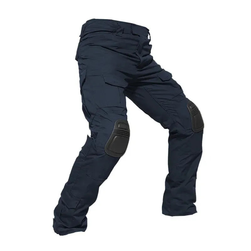 50% OFF – Rugged Men's Cargo Trousers with Built-In Knee Pads
